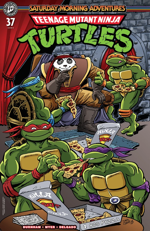 Teenage Mutant Ninja Turtles: Saturday Morning Adventures: Dave Garcia Variant #37 - Cover B
